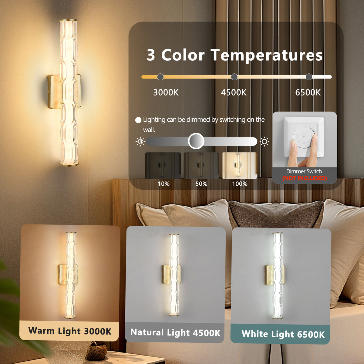 Aura Crystal Wall Sconces