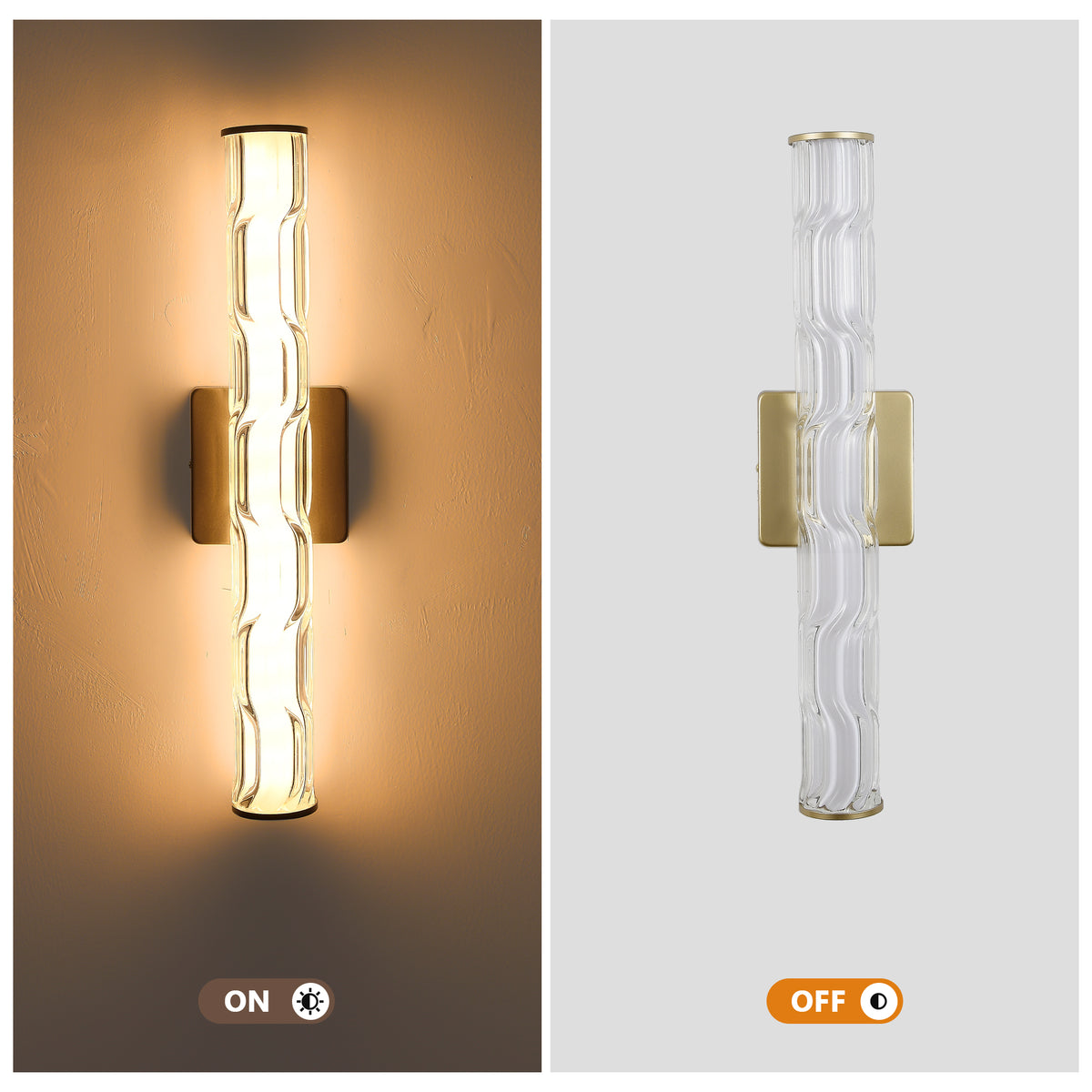 Aura Crystal Wall Sconces