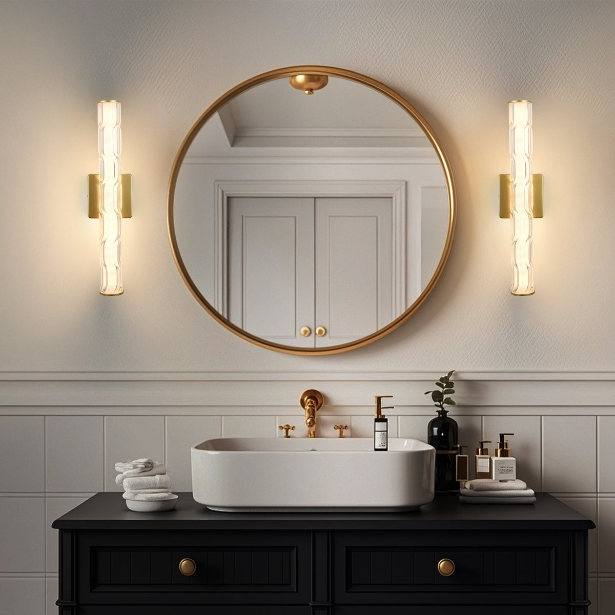 Aura Crystal Wall Sconces